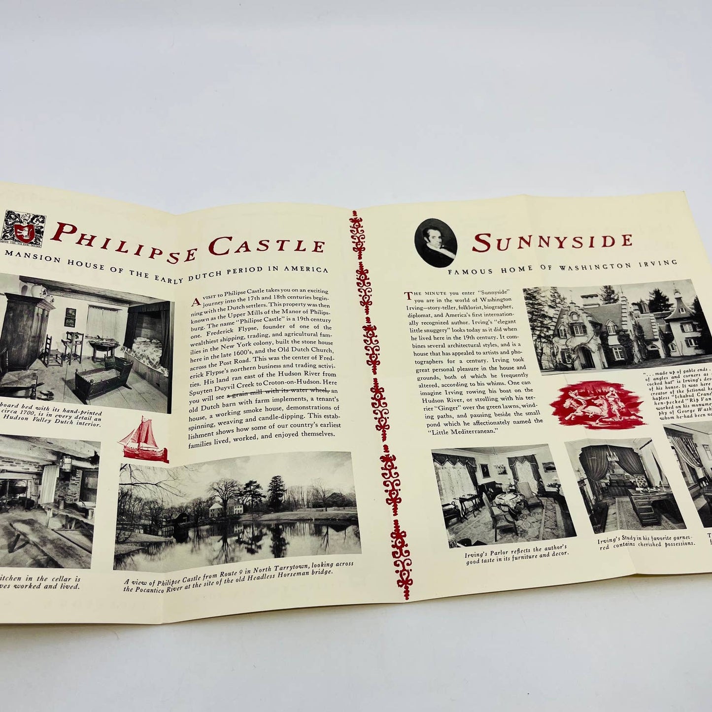 Sleepy Hollow Restorations Brochure Philipse Castle Sunnyside Tarry Town NY D4