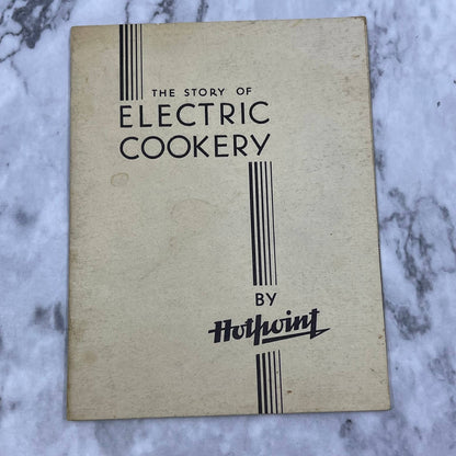 1920s Story of Electric Cookery Hotpoint Stoves Advertising Booklet TJ4