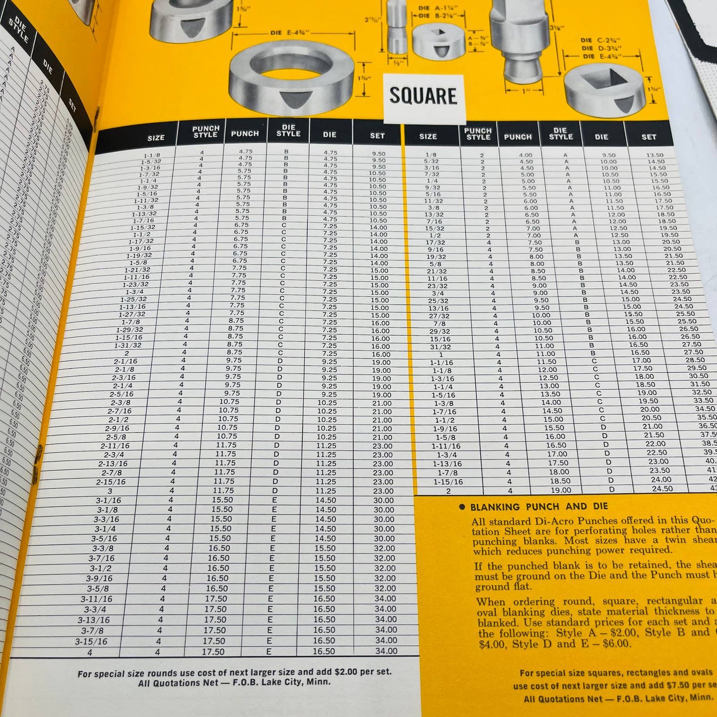 1958 Set of 2 CNC Die Cutting Metalworking Catalogs Di-Acro Punch Press C7