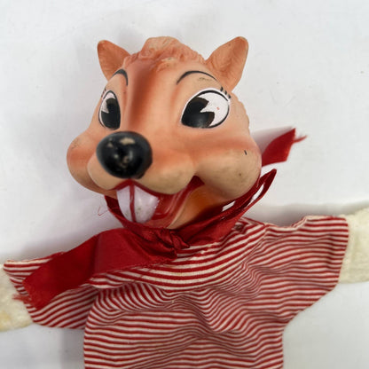 1950s Gund Chip and Dale Hand Puppet Walt Disney Productions TH6