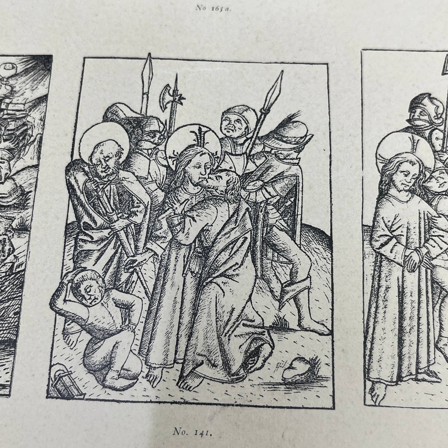 Original 1892 Ludwig Rosenthal Engraving 12 Plate Series Passion of Christ FL4