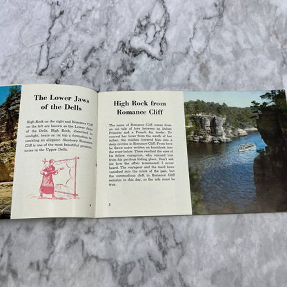 1953 The Beautiful Dells Of The Wisconsin River Travel Booklet TH5