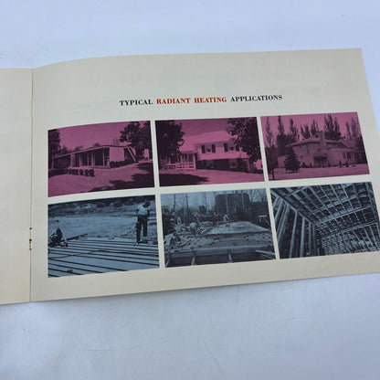 1950 MCM Steel Pipe Radiant Panel Heating Modern Living Booklet Brochure V39-1