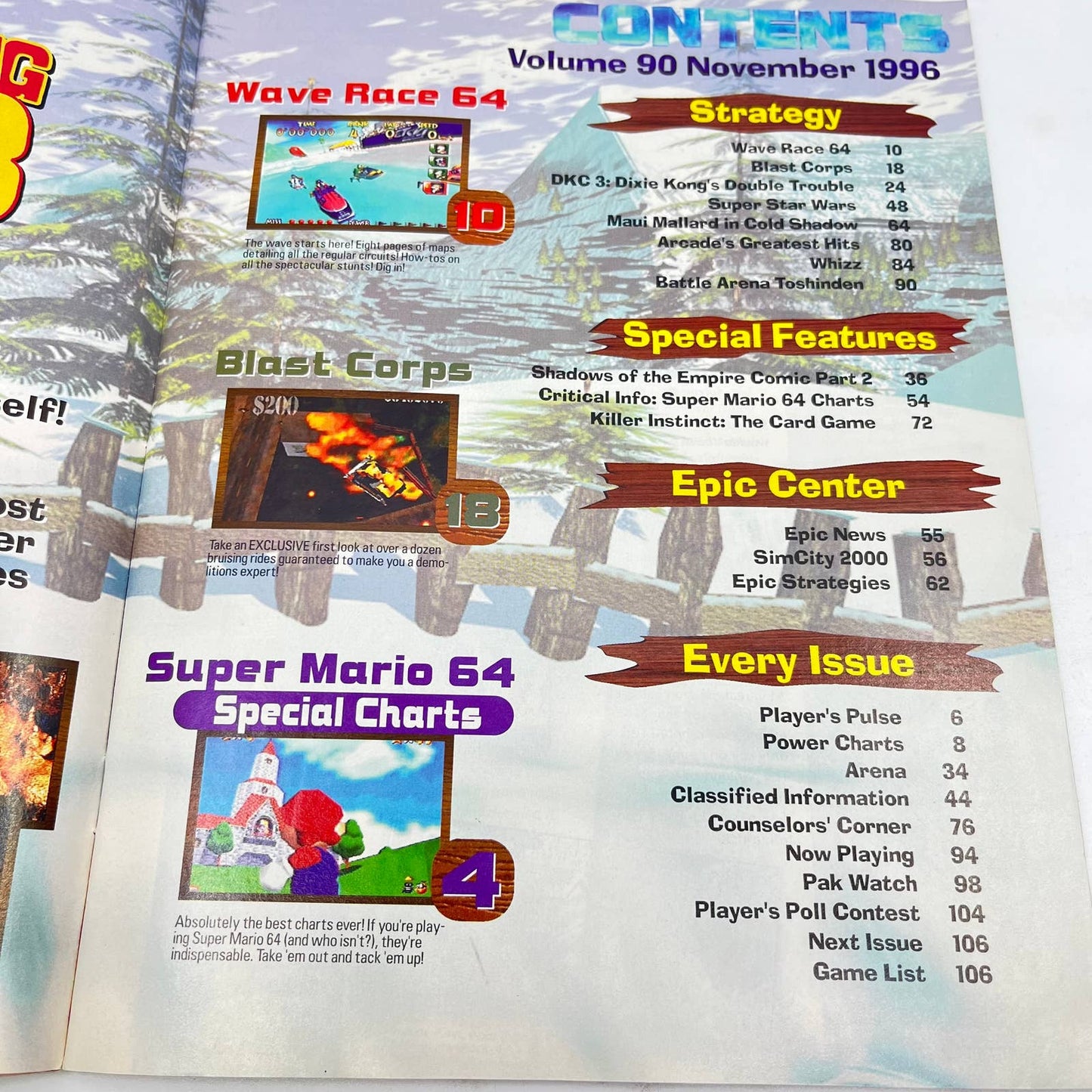 Nintendo Power Volume 90 Donkey Kong 3 Magazine TE9