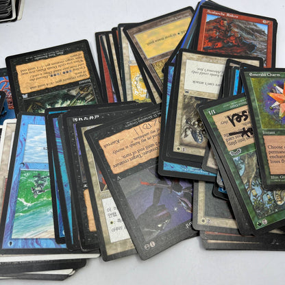 Large Lot of Vintage Magic The Gathering MTG Cards Mostly 90s Era