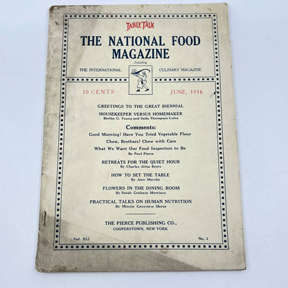 June 1916 - Table Talk - The National Food Magazine Cooperstown NY TF7