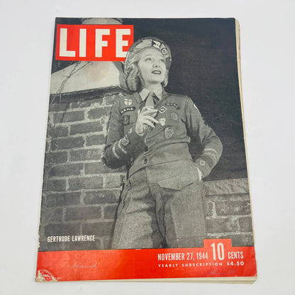 WWII Era Life Magazine NOVEMBER 27, 1944 Gertrude Lawrence TD9