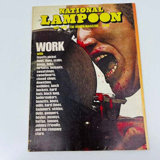 NATIONAL LAMPOON NOV 1975 Jeff Jones Nick Cardy Howard Chaykin Newsstand BA2