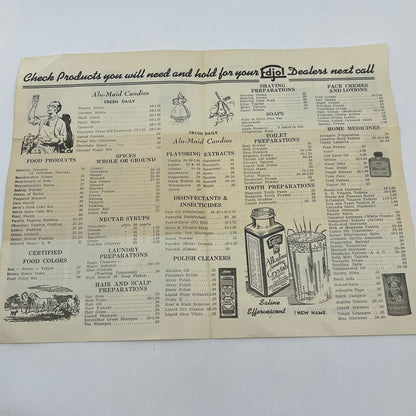 1920s Salesman Brochure J.E.T. Pharmacal Co. The Edjol Dealer Allentown PA AB7