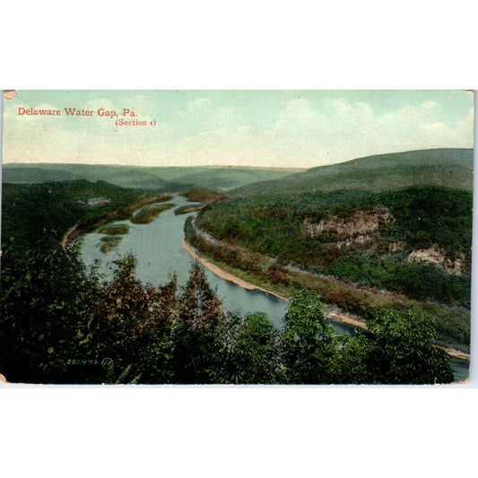 Delaware Water Gap PA 1910 - Original Postcard TJ7-RP1