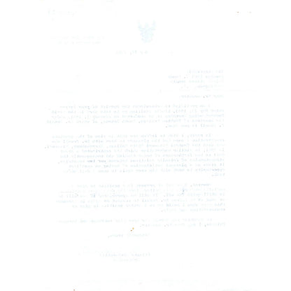 The Royal Thai Embassy Letterhead Memo Visutr Arthayukti May 1963 TK1-P11