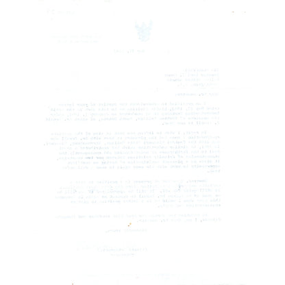 The Royal Thai Embassy Letterhead Memo Visutr Arthayukti May 1963 B15