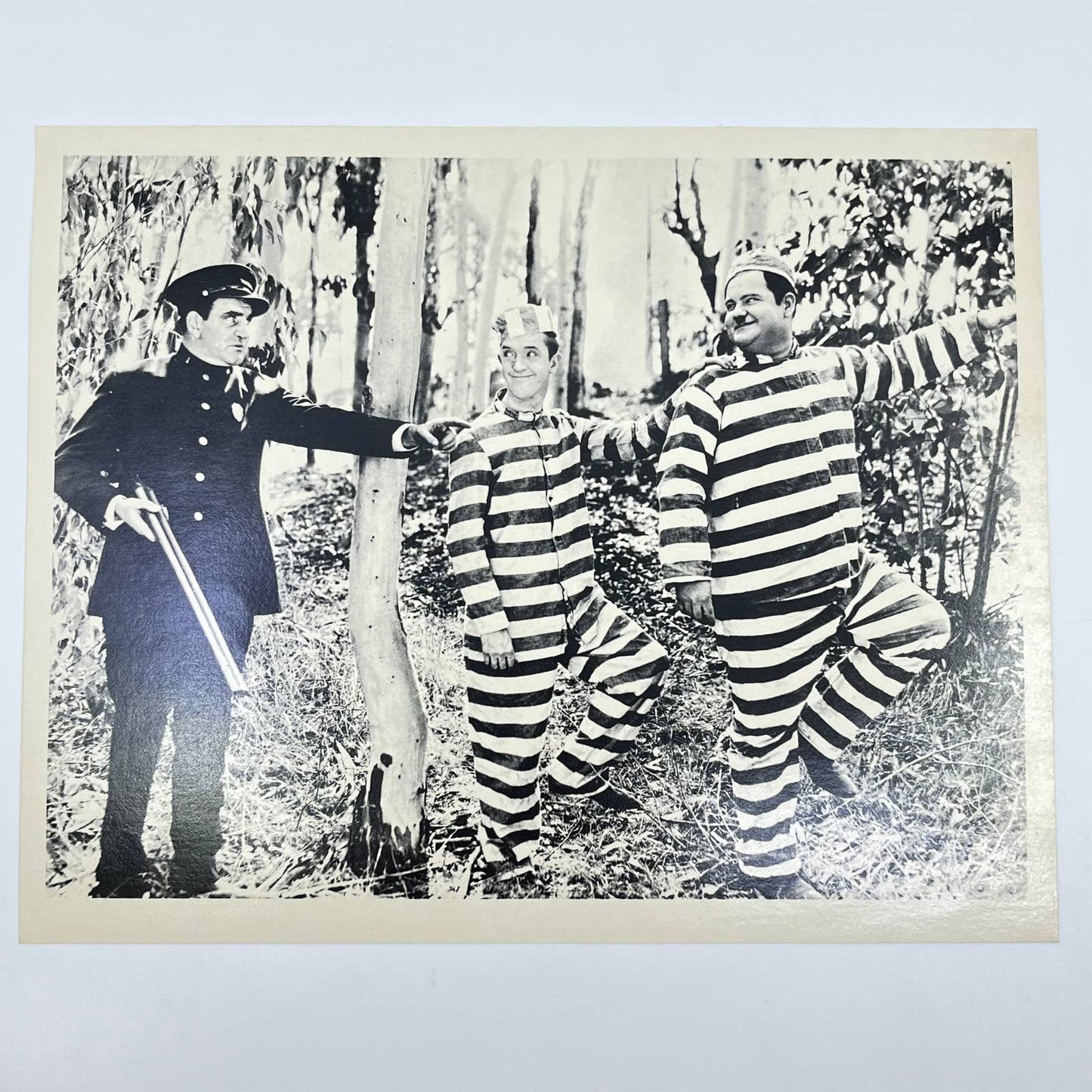 VTG Laurel & Hardy Prisoners Photo Movie Still Black & White 8x10 AB4-46