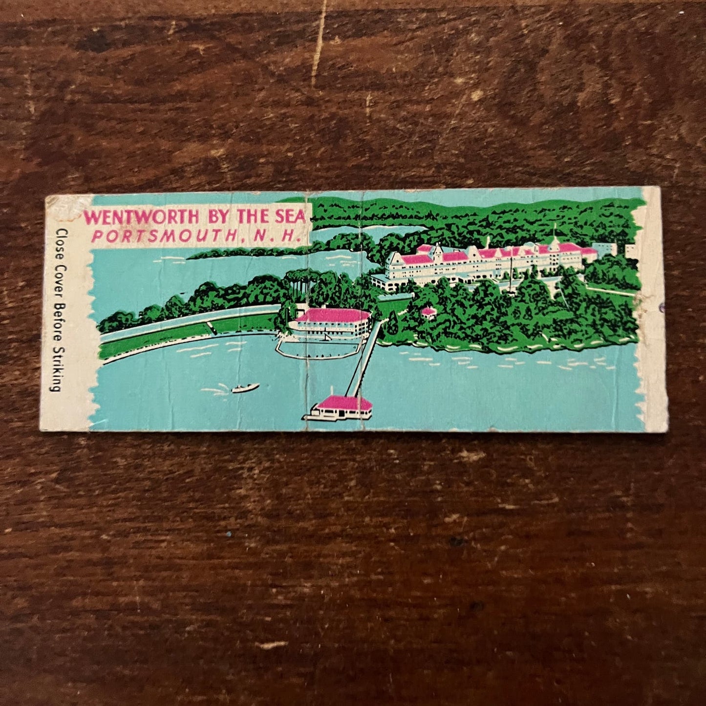 Wentworth By The Sea Portsmouth NH Advertising Matchbook Cover SB3-M3