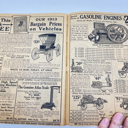 RARE Sears 1913 Jan/Feb White Goods Sale Catalog Sears Roebuck TF7