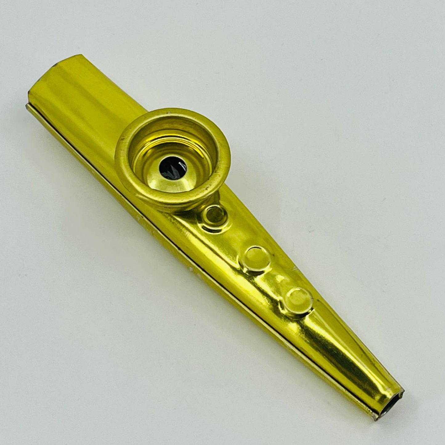 1950s Vintage Gold Tin Kazoo Toy TB6