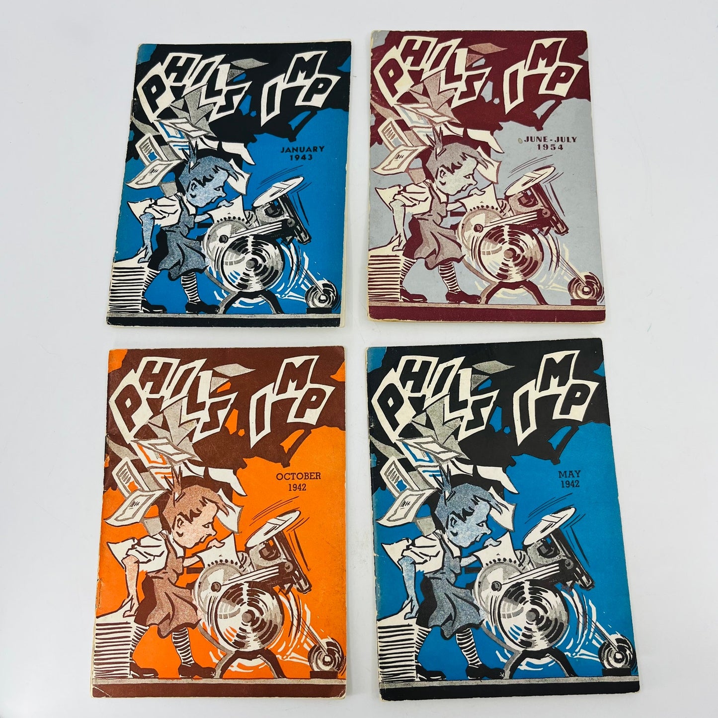 4 Phil’s Imp Booklets 1942-1954 Imperial Hotel Stationers Minneapolis MN H4-5