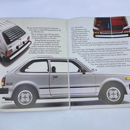 1980 Honda Accessories Original Dealer New Car Showroom Brochure TH8