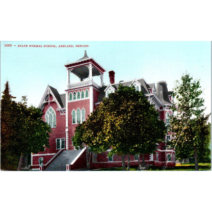 State Normal School Ashland Oregon c1910 Original Postcard P1-13