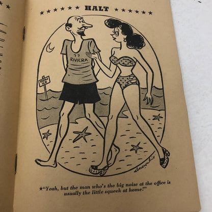 Halt Army and navy gags magazine 1945 Risqué Americana WW2 Military TJ7