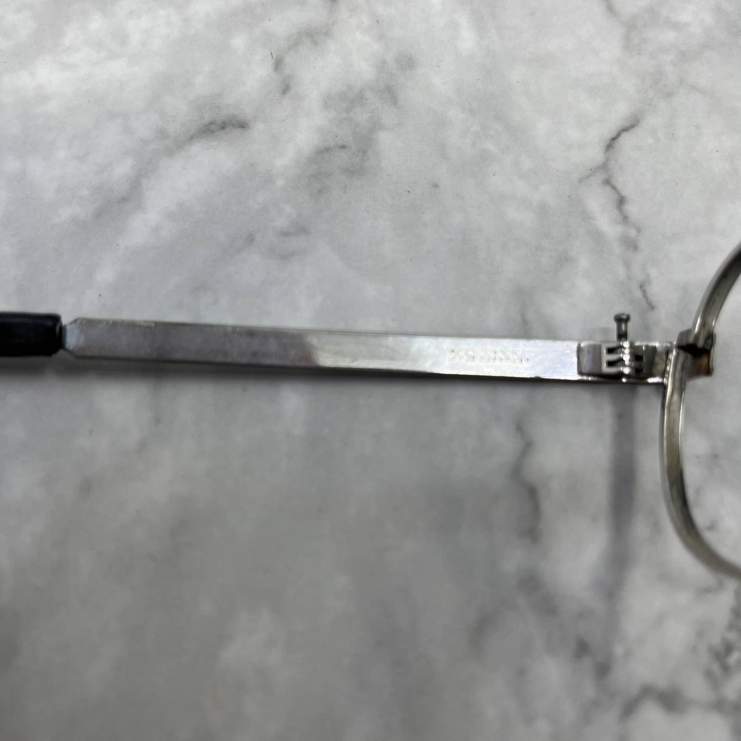 Vintage Art Craft Chrome Aviator Frame Eyeglasses 5 1/4 TD1-2