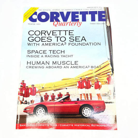 1991 Winter - Corvette Quarterly Magazine San Diego Corvette Tour TG1