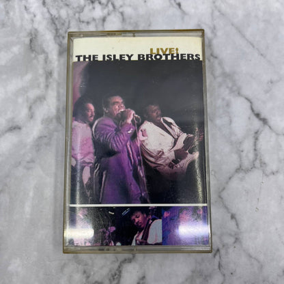 The Isley Brothers Live! 1993, Electra Entertainment Cassette Tape TJ3-8