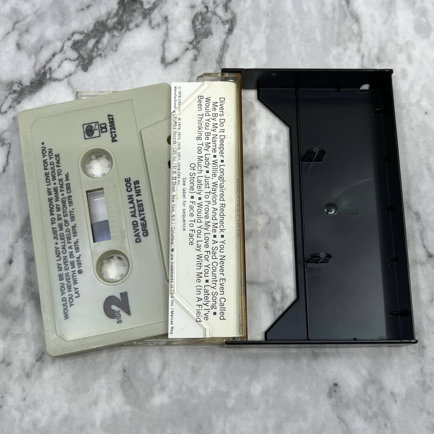 DAVID ALLAN COE Greatest Hits Cassette Tape￼ TC7-46