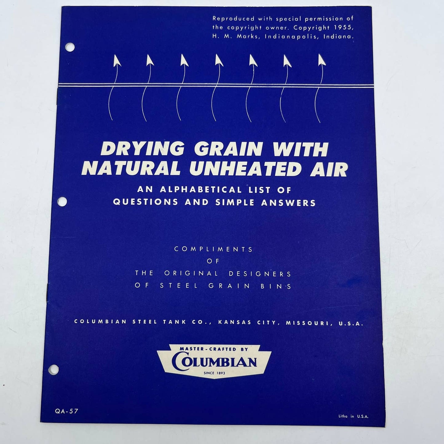 1950s Columbian Unheated Grain Conditioning System Advertising Booklet TH8