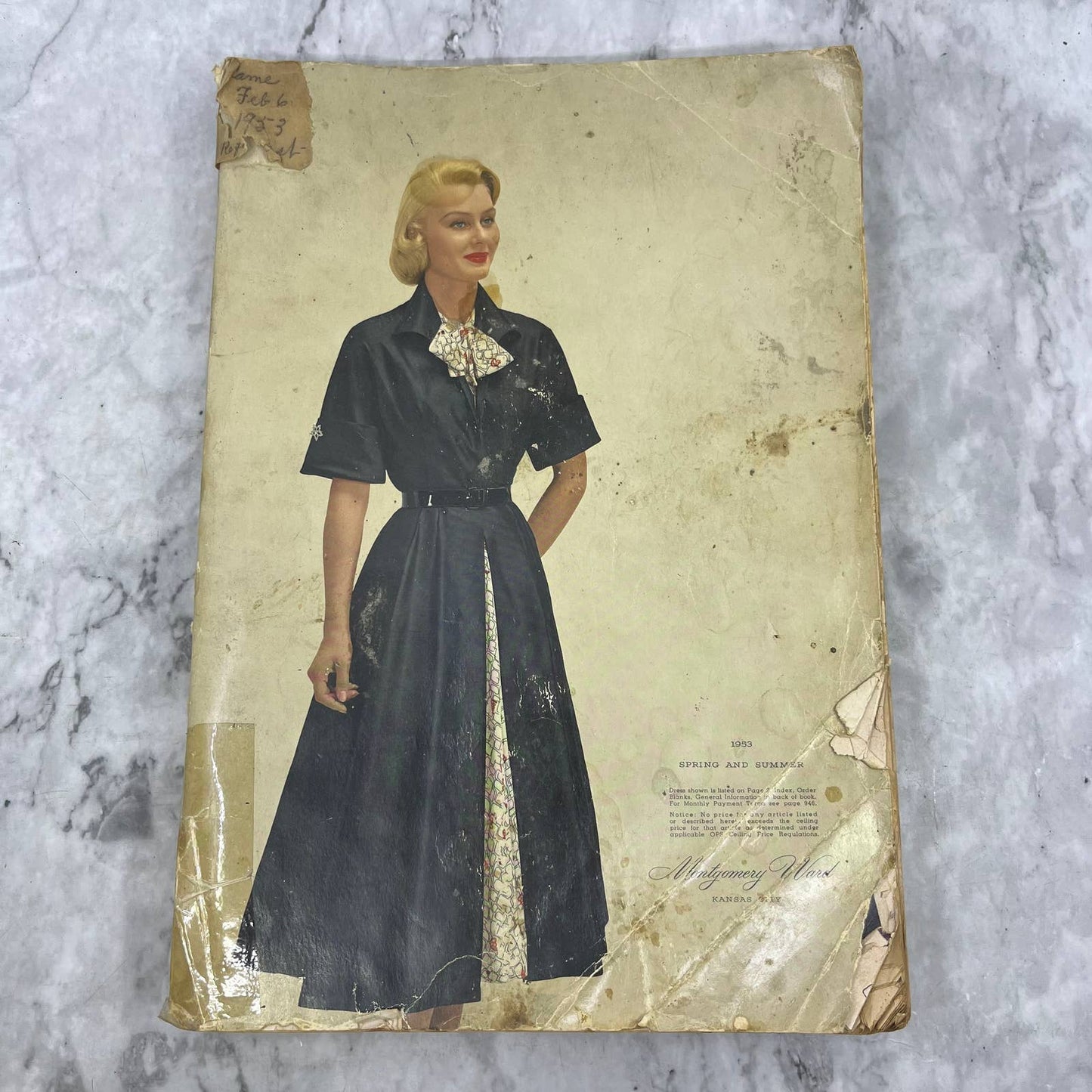 Original 1953 Spring And Summer Montgomery Ward Catalog Kansas City S4