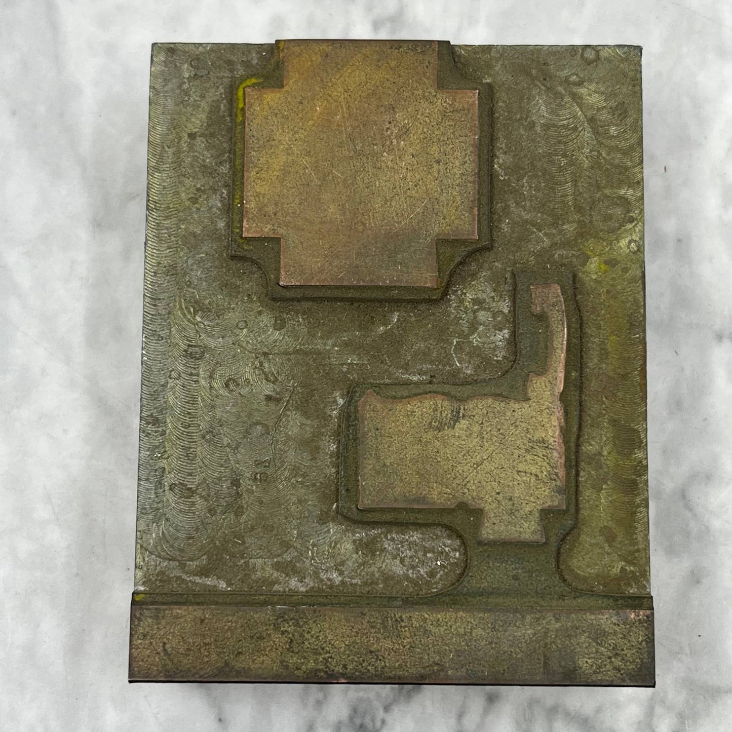 Vintage Printing Letterpress Printers Block Plate Phonebook Cross Icon TJ52