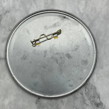 1976-77 Hermantown Hawks Homecoming Football Pinback Button Duluth MN 3.5” SF1