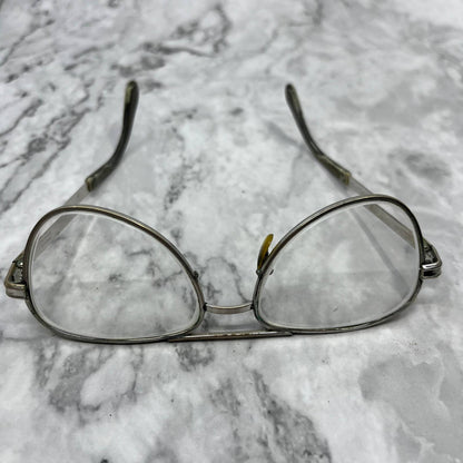 Vintage Gold Plated 1/30 10k Aviator Eyeglass Frames Universal Optical 5 1/4 SE9