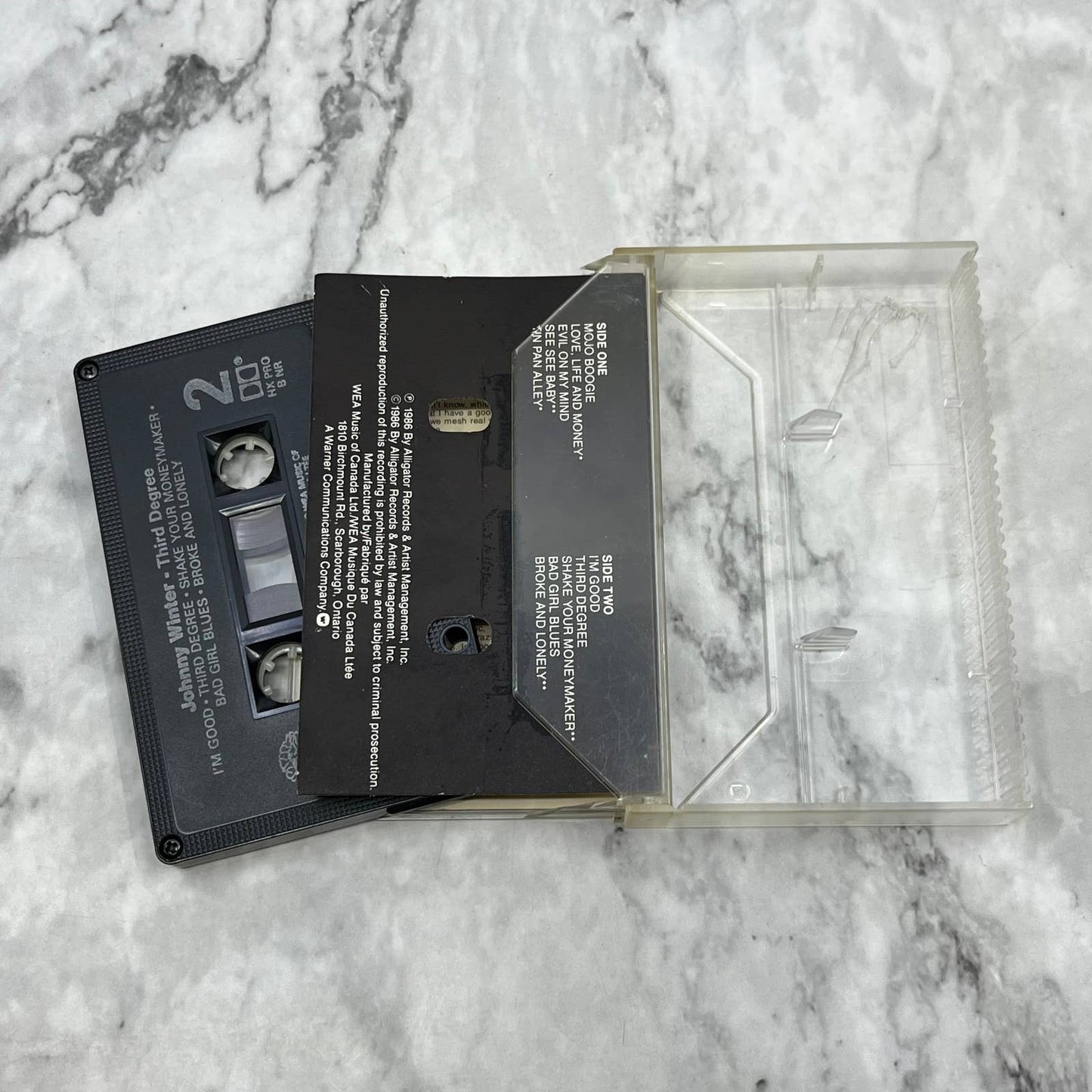 Johnny Winter - 3rd Degree - Cassette Tape TD9-58