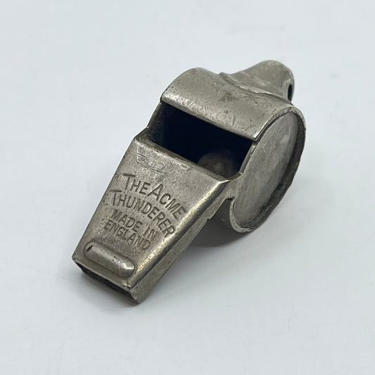 Vintage Acme Thunderer Titanic Police Whistle Made in England SC3