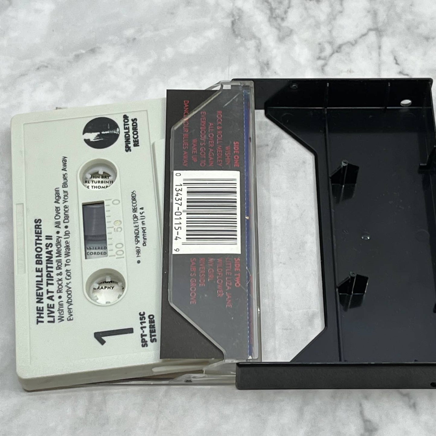 Neville Brothers New Orleans Live At Tiptina’s Vol 2 Cassette Tape TB6-22
