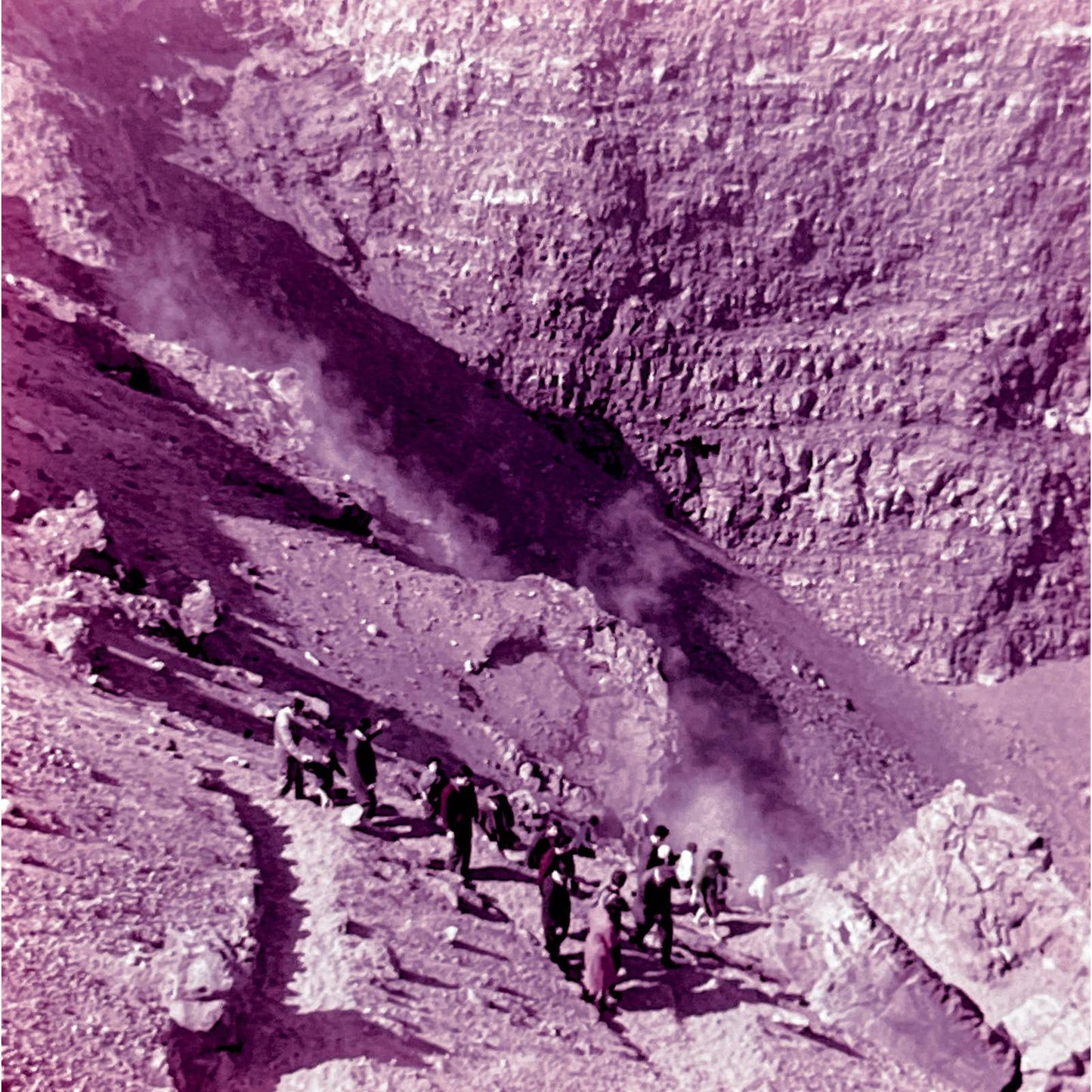 1960s Mount Vesuvius Italy Travel Slide Set of 3 2x2 Slides TK2-S4-5