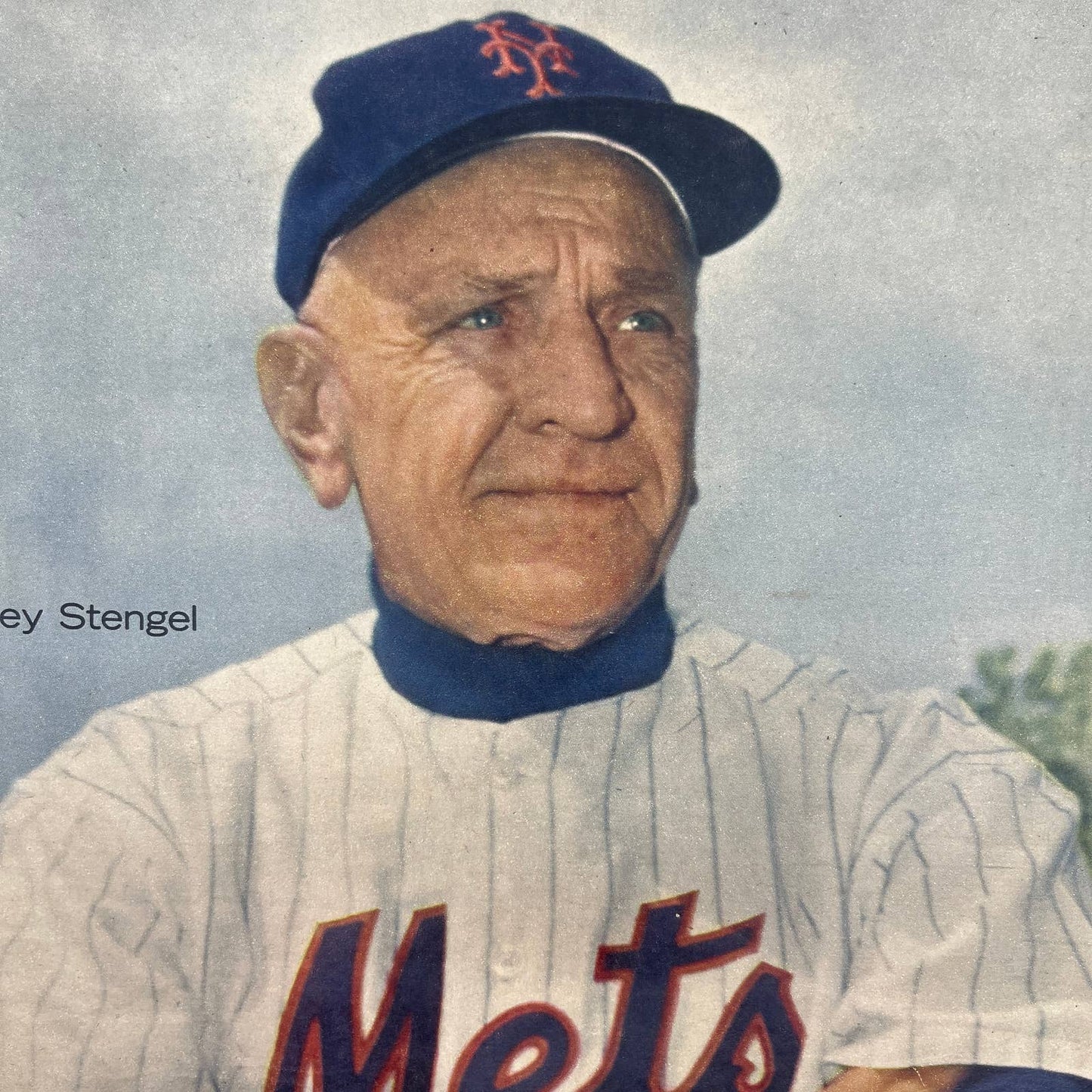 1962 CASEY STENGEL Sunday New York News Coloroto Magazine Cover Only FL4