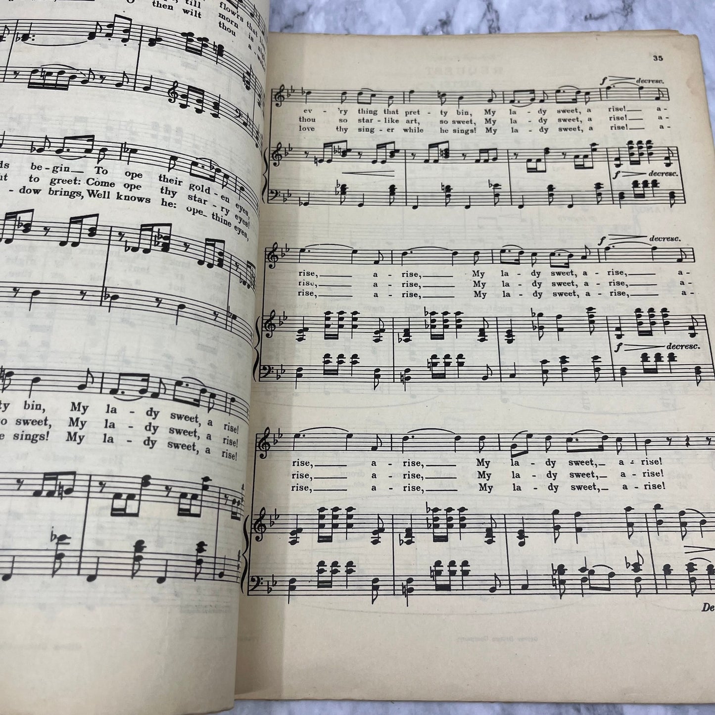 1934 Art Songs For School And Studio; Second Year; Medium Low Glenn & Spouse V39-1