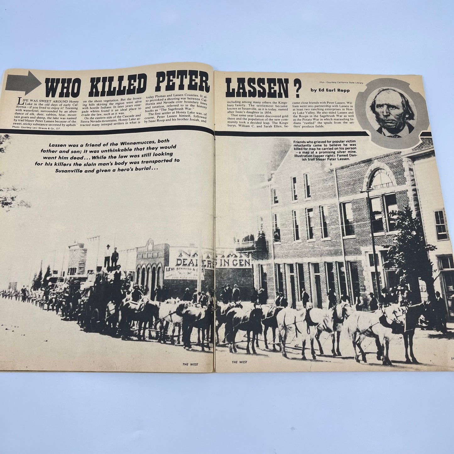 The West Magazine Sept 1971 Tom Horn Hanging Santa Anna Surrender Pawnees L1-3