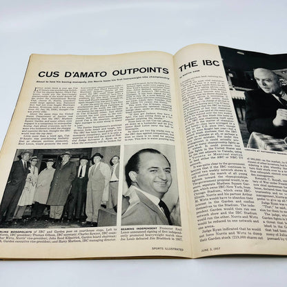 1957 June 3 SPORTS ILLUSTRATED Mag Clem Labine Brooklyn Dodgers Cus D’Amato BA1