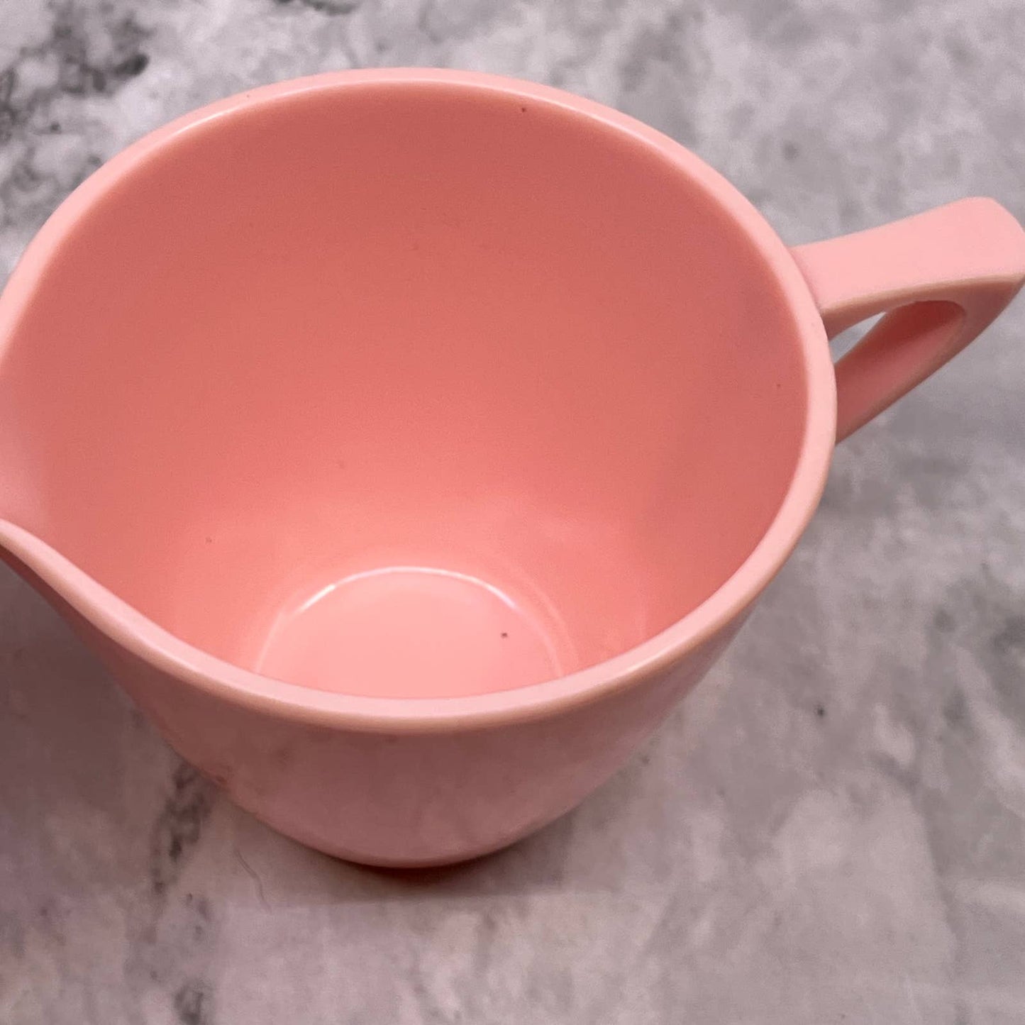 Vintage MCM Melmac Pink Creamer & Covered Sugar Bowl Set USA Malamine TJ5