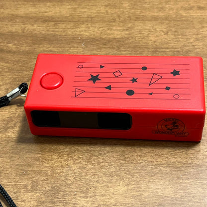 Vintage Disney Red Mickey Wonders Why 110 Film Camera TB8