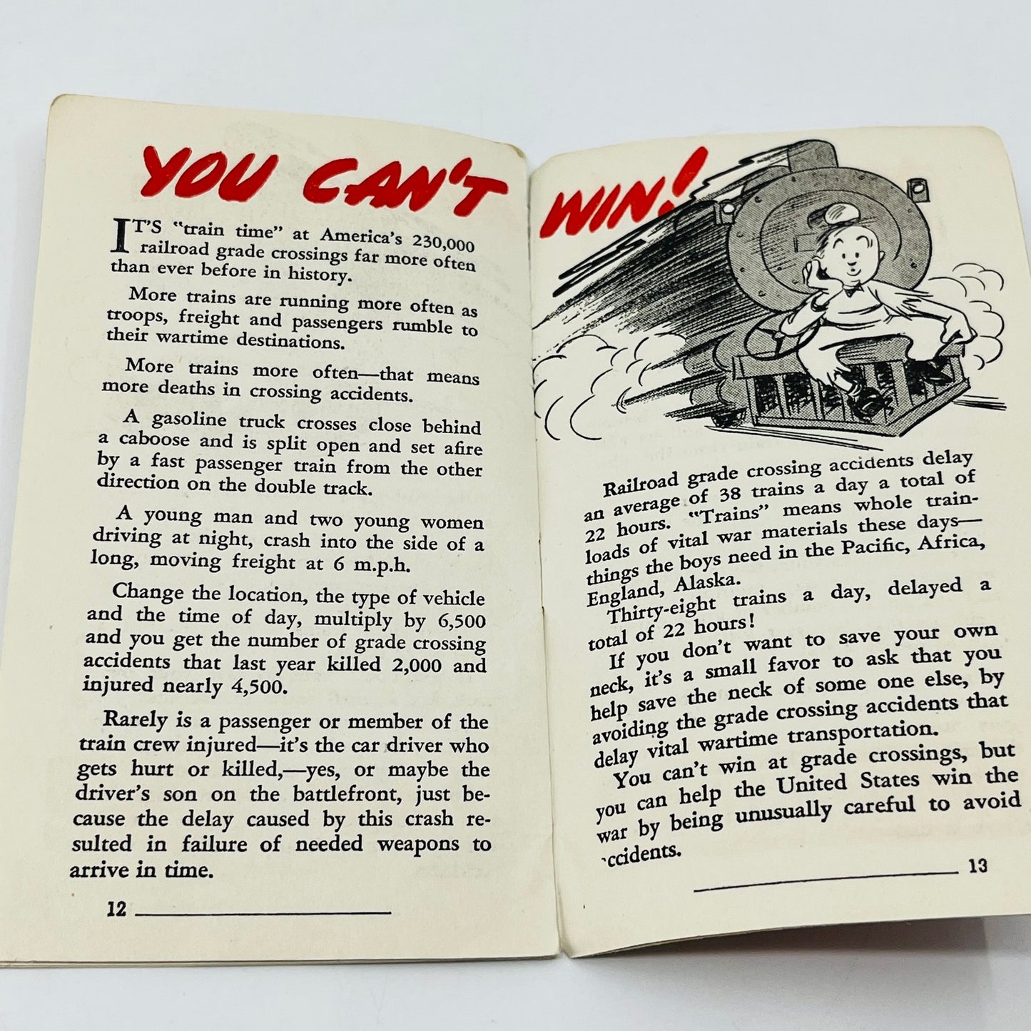 1943 Safe Driver Comic Booklet Anchor Casualty Company Insurance St Paul MN PX14
