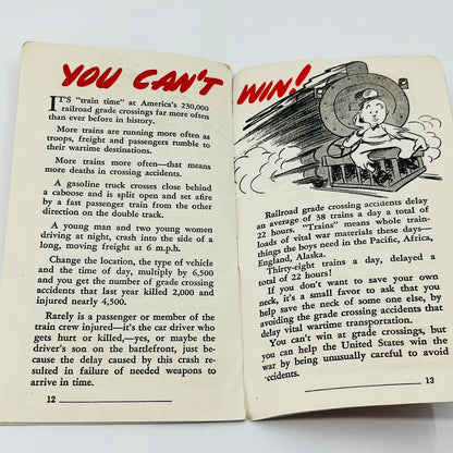 1943 Safe Driver Comic Booklet Anchor Casualty Company Insurance St Paul MN PX14
