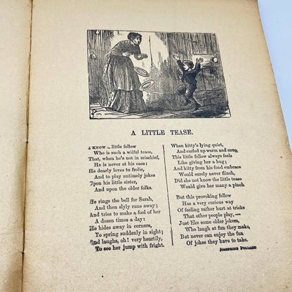 1890 Young American Speaker - Children’s Poem Book - M.A. Donohue TF8