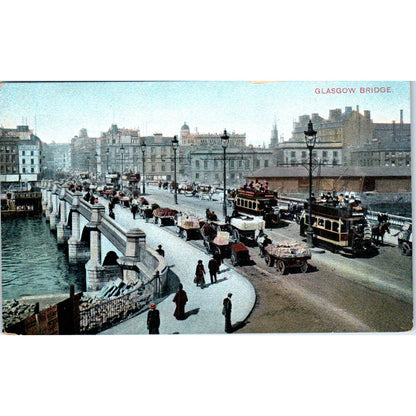 Glasgow Bridge Original Postcard TK1-20