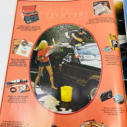 1972 “Our Infallible Gift Guide For Girls” Automotive Theme Mens Gifts BA1