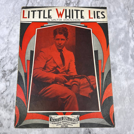 Little White Lies - Walter Donaldson - Sheet Music 1930 TH1