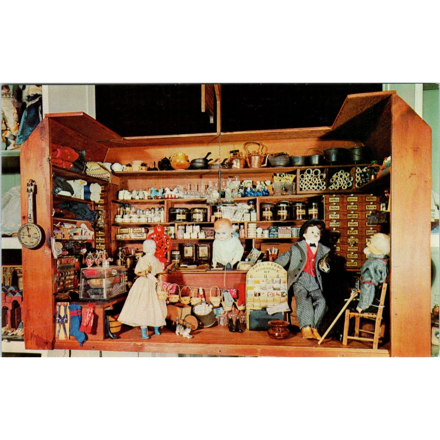 Old Country Store Doll Museum Sand Lake NY Lillian Eauclaire Postcard PB4
